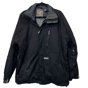 silence + noise Black and Gray Ski Jacket
